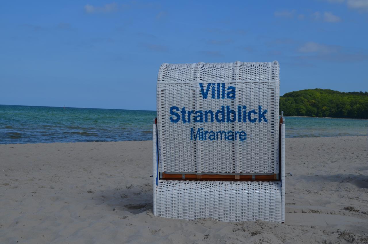 Villa Strandblick - Wohnung Miramare Остзебад Бинц Екстериор снимка